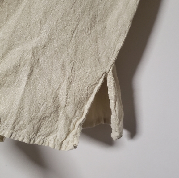 Ark Imports Men's khaki shirt. 100% cotton. Made in Nepal - Picture 2 of 6